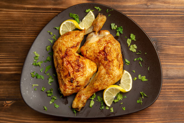 Poulet croustillant au citron