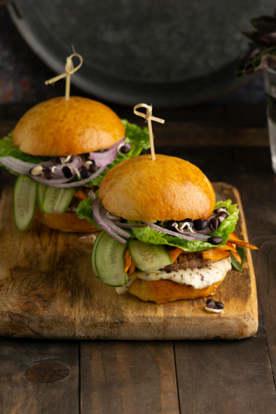  Le hamburger végétarien