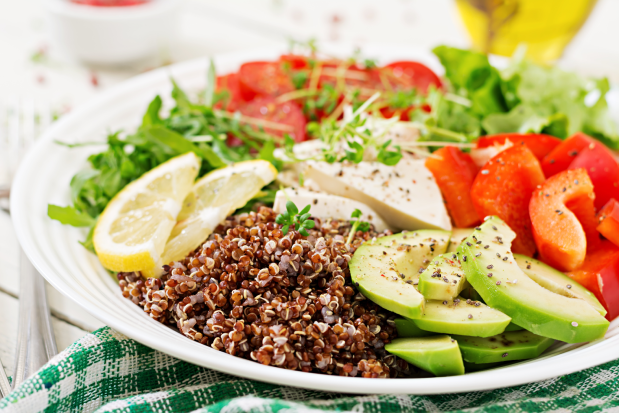 La salade de saison végétarienne